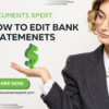 how to edit bank statement for income verification