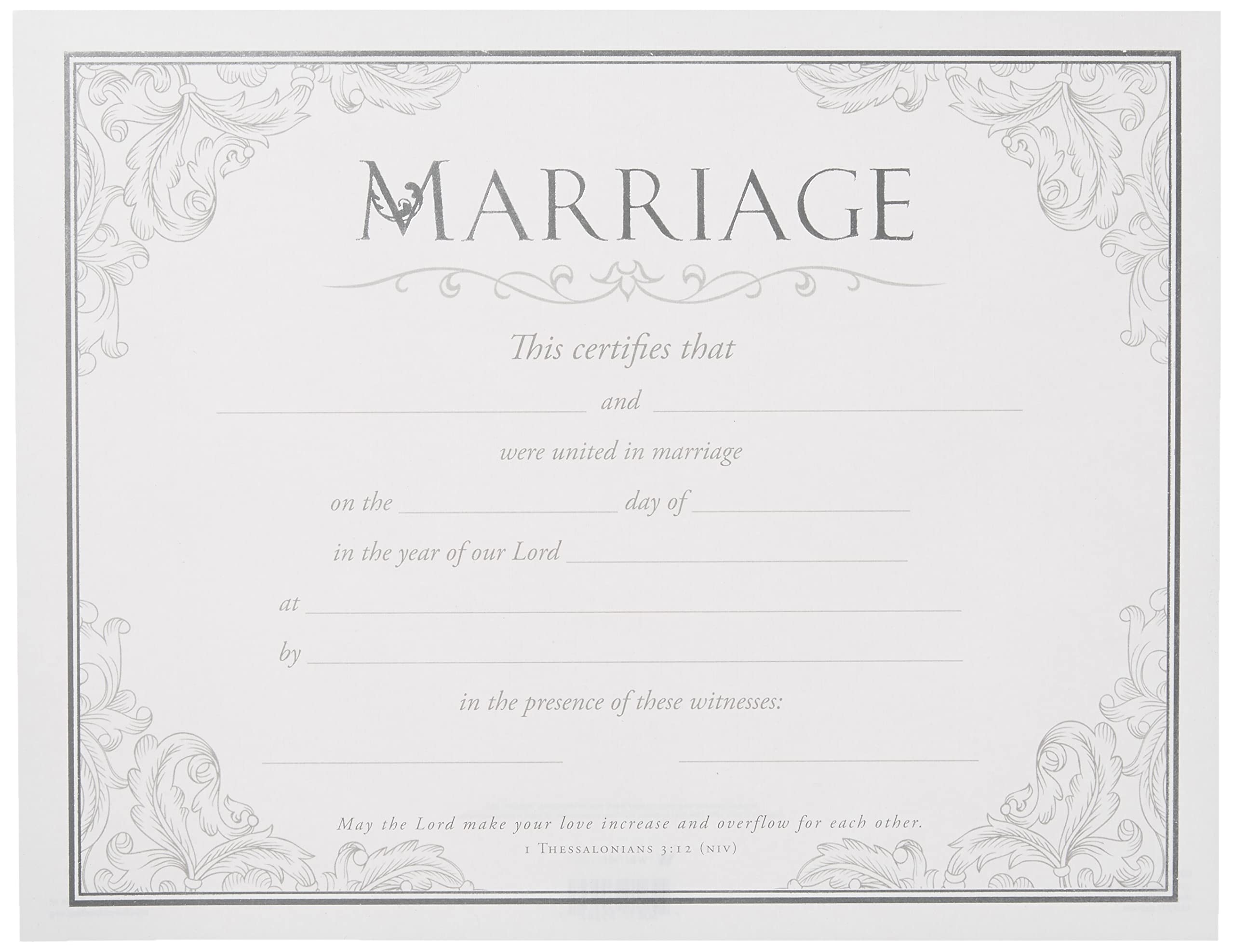 Marriage Certificate Edit